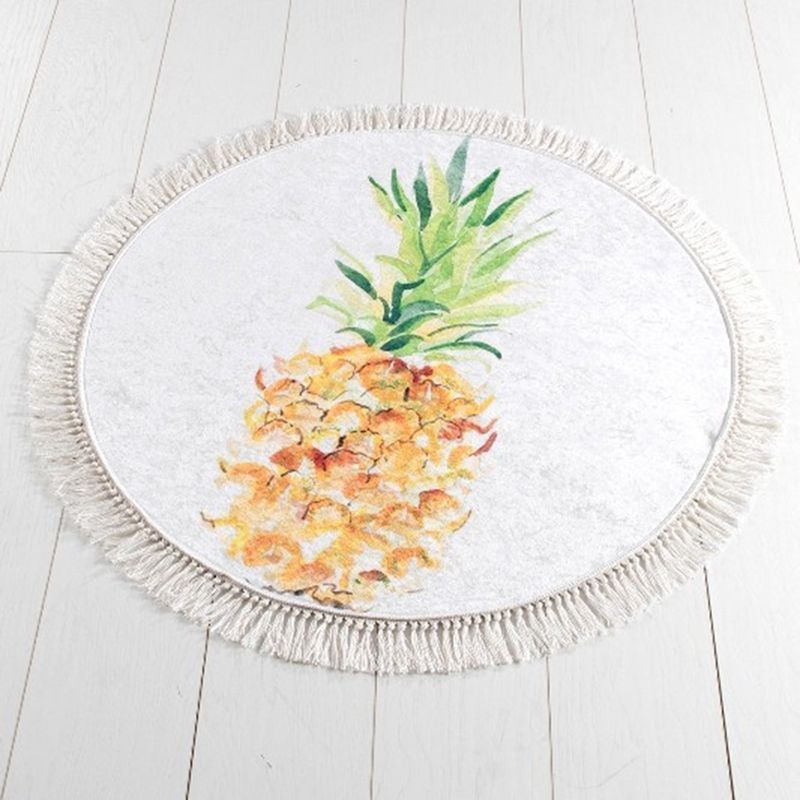 Casa si Gradina - Textile si covoare - Covoare - Covorase baie - Covoras de baie, L'essentiel Maison, multicolor, diametru 100 cm, 100% poliester, antiderapant, 359CHL1458 - Infinity.ro