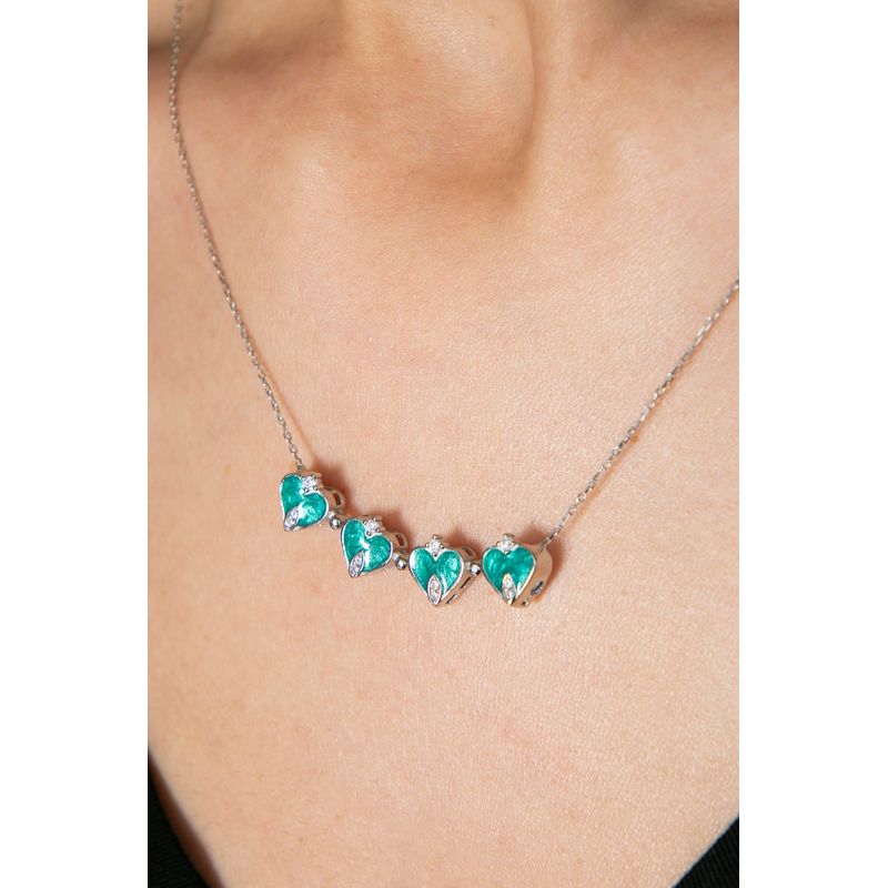 Fashion, accesorii si bijuterii - Femei - Bijuterii femei - Coliere femei - Colier, Heliophilia, argint 925, argintiu, antialergic, 136ELS1235 - Infinity.ro