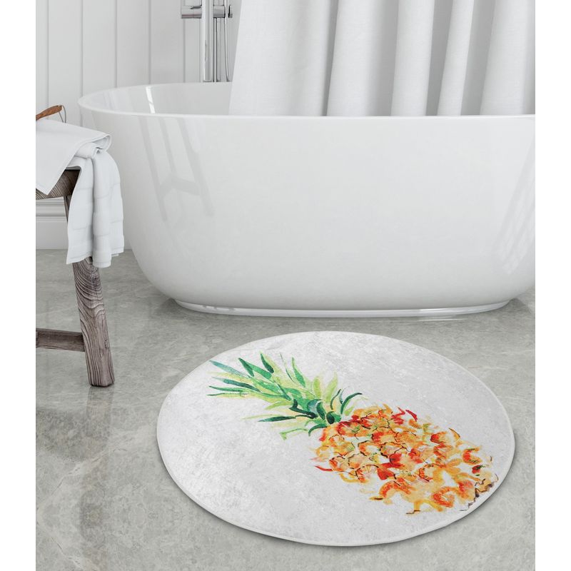 Casa si Gradina - Textile si covoare - Covoare - Covorase baie - Covoras de baie, L'essentiel Maison, multicolor, diametru 100 cm, 100% poliester, antiderapant, 359CHL1458 - Infinity.ro