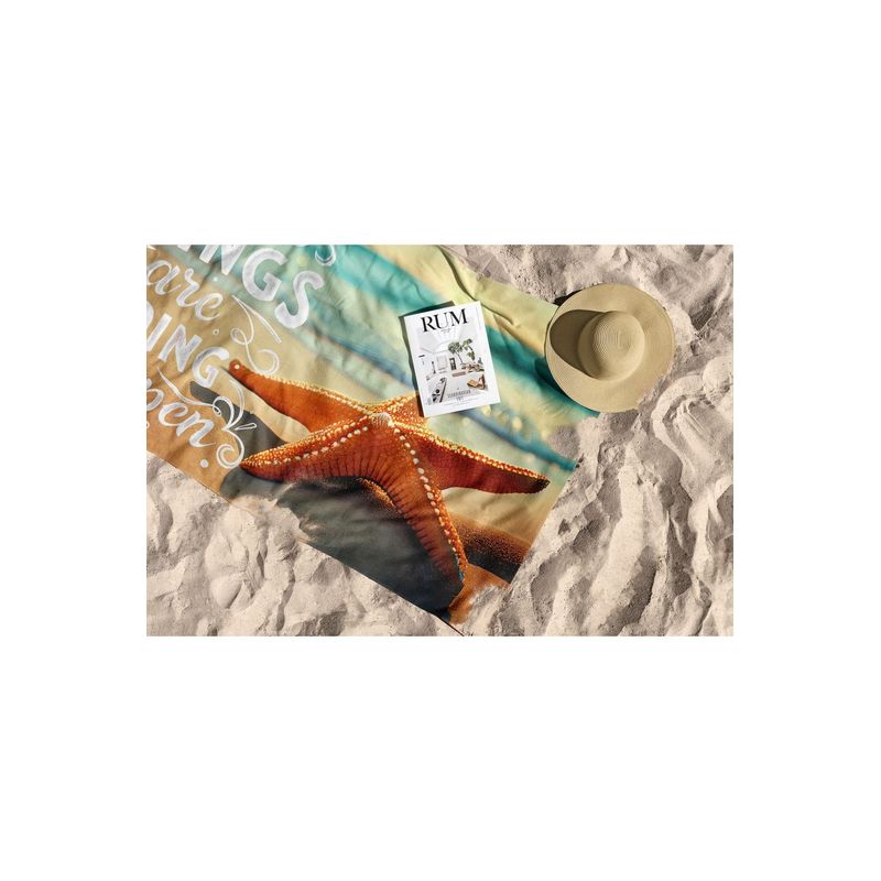 Casa si Gradina - Textile si covoare - Textile baie - Prosoape - Prosop de plaja, L'essentiel Maison, multicolor, 90x150 cm, microfibra, 450AST1169 - Infinity.ro