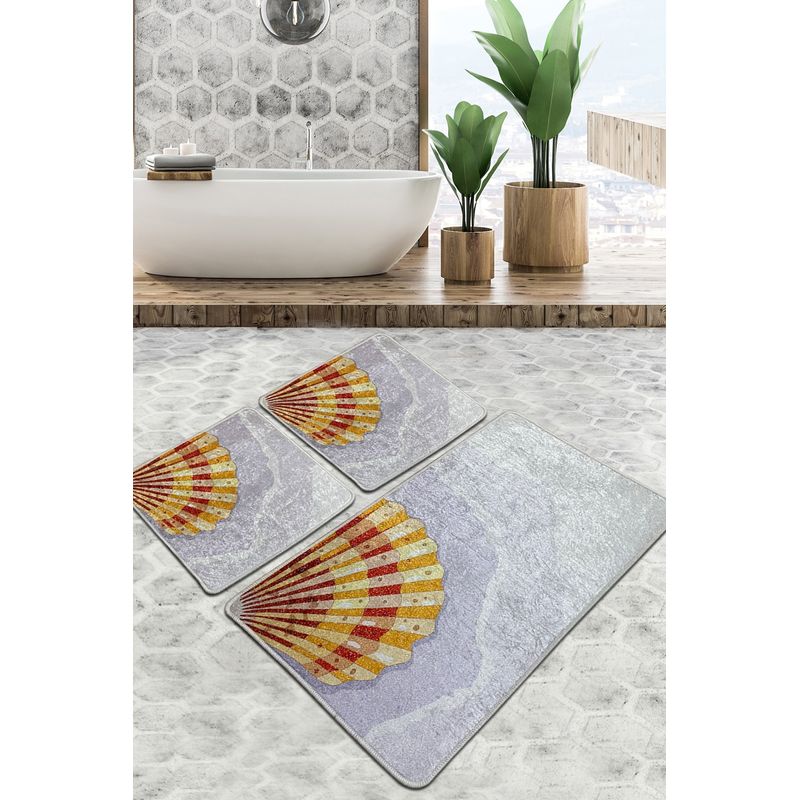 Casa si Gradina - Textile si covoare - Covoare - Covorase baie - Set covorase de baie, L'essentiel Maison, multicolor, 60x100 cm, 50x60 cm, 100% poliester, antiderapant, 359CHL3272 - Infinity.ro