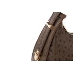 Fashion, accesorii si bijuterii - Femei - Accesorii femei - Genti si rucsacuri femei - Geanta de mana, Lucky Bees, piele polivinilica, maro, 28x8x20 cm - Infinity.ro