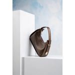 Fashion, accesorii si bijuterii - Femei - Accesorii femei - Genti si rucsacuri femei - Geanta de mana, Lucky Bees, piele polivinilica, maro, 28x8x20 cm - Infinity.ro