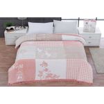 Casa si Gradina - Textile si covoare - Pături și cuverturi - Pături - Patura, L'essentiel Maison, pudra alb maro, 150x200 cm, bumbac acrilic poliester - Infinity.ro