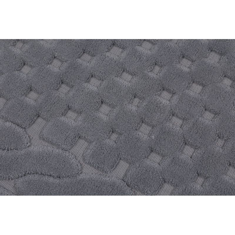 Casa si Gradina - Textile si covoare - Covoare - Covorase baie - Set covorase de baie, L'essentiel Maison, gri, 60x100 cm + 50x60 cm, 100% bumbac, antiderapant - Infinity.ro
