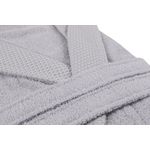 Casa si Gradina - Textile si covoare - Textile baie - Halate de baie - Halat de baie, L'essentiel Maison, gri, marimea l, 100% bumbac - Infinity.ro