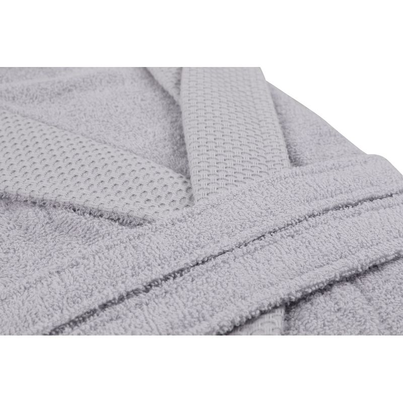 Casa si Gradina - Textile si covoare - Textile baie - Halate de baie - Halat de baie, L'essentiel Maison, gri, marimea l, 100% bumbac - Infinity.ro