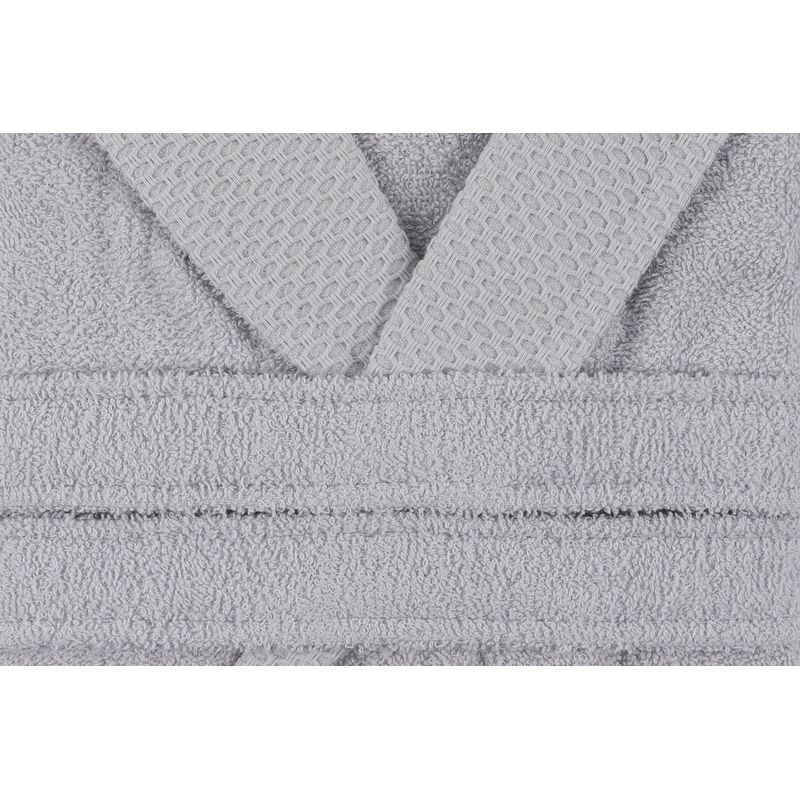 Casa si Gradina - Textile si covoare - Textile baie - Halate de baie - Halat de baie, L'essentiel Maison, gri, marimea l, 100% bumbac - Infinity.ro