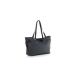 Fashion, accesorii si bijuterii - Femei - Accesorii femei - Genti si rucsacuri femei - Geanta tote, Lucky Bees, dama, gri si negru, 37x15x28 cm, piele sintetica - Infinity.ro
