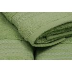 Casa si Gradina - Textile si covoare - Textile baie - Prosoape - Set prosoape baie, L'essentiel Maison, verde, 3 piese, 100% bumbac - Infinity.ro