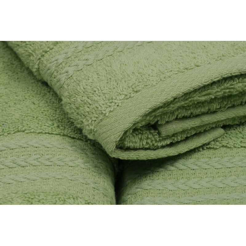 Casa si Gradina - Textile si covoare - Textile baie - Prosoape - Set prosoape baie, L'essentiel Maison, verde, 3 piese, 100% bumbac - Infinity.ro