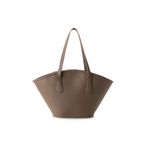 Fashion, accesorii si bijuterii - Femei - Accesorii femei - Genti si rucsacuri femei - Geanta tote, Lucky Bees, piele sintetica, dark mink, 33x13x25 cm - Infinity.ro