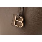 Fashion, accesorii si bijuterii - Femei - Accesorii femei - Genti si rucsacuri femei - Geanta tote, Lucky Bees, piele sintetica, dark mink, 33x13x25 cm - Infinity.ro