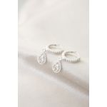 Fashion, accesorii si bijuterii - Femei - Bijuterii femei - Cercei femei - Cercei, Heliophilia, dama, multicolor, argint 925, diametru 12,2 mm, lungime pandantiv 9,6 mm - Infinity.ro