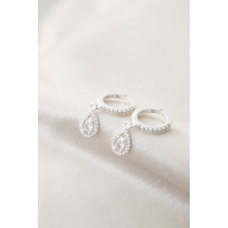 Fashion, accesorii si bijuterii - Femei - Bijuterii femei - Cercei femei - Cercei, Heliophilia, dama, multicolor, argint 925, diametru 12,2 mm, lungime pandantiv 9,6 mm - Infinity.ro