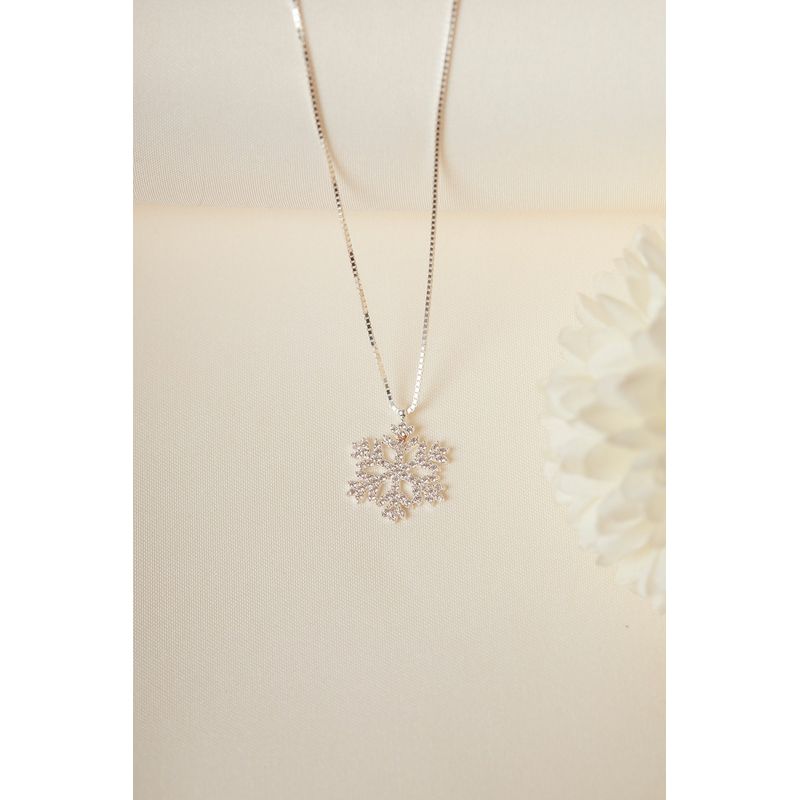 Fashion, accesorii si bijuterii - Femei - Bijuterii femei - Coliere femei - Colier, Heliophilia, argint 925, argintiu, lungime lant 42+5 cm, diametru pandantiv 1 cm - Infinity.ro