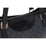 Fashion, accesorii si bijuterii - Femei - Accesorii femei - Genti si rucsacuri femei - Geanta tote, Lucky Bees, dama, gri si negru, 37x15x28 cm, piele sintetica - Infinity.ro
