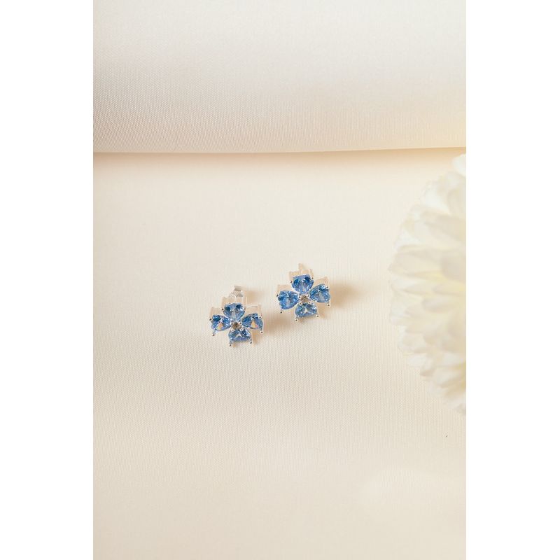 Fashion, accesorii si bijuterii - Femei - Bijuterii femei - Cercei femei - Cercei, Heliophilia, argint 925, albastru, unica - Infinity.ro