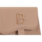 Fashion, accesorii si bijuterii - Femei - Accesorii femei - Genti si rucsacuri femei - Geanta de mana, Lucky Bees, piele de polivinil, camel, 26x7x16 cm - Infinity.ro