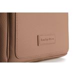 Fashion, accesorii si bijuterii - Femei - Accesorii femei - Genti si rucsacuri femei - Rucsac, Lucky Bees, piele ecologica, camel, 26x14x30 cm - Infinity.ro