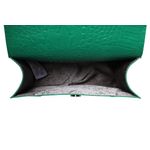 Fashion, accesorii si bijuterii - Femei - Accesorii femei - Genti si rucsacuri femei - Geanta de mana, Lucky Bees, piele polivinilica, verde, 23x8x14 cm - Infinity.ro