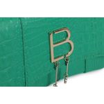 Fashion, accesorii si bijuterii - Femei - Accesorii femei - Genti si rucsacuri femei - Geanta de mana, Lucky Bees, piele polivinilica, verde, 23x8x14 cm - Infinity.ro