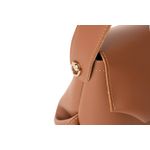 Fashion, accesorii si bijuterii - Femei - Accesorii femei - Genti si rucsacuri femei - Geanta de umar, Lucky Bees, dama, cafeniu, 25x11x17 cm, piele polivinilica - Infinity.ro