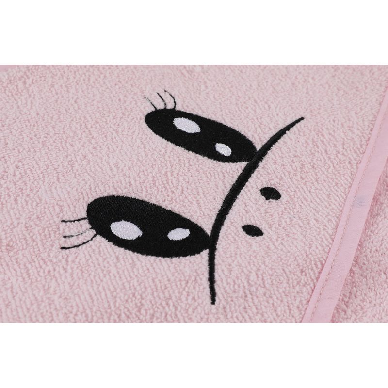 Jucarii, Copii si Bebe - Igiena si ingrijire - Baia bebelusului - Prosoape si halate de baie copii - Set baie bebelusi, L'essentiel Maison, roz, 100% bumbac, 70x70 cm - Infinity.ro