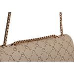 Fashion, accesorii si bijuterii - Femei - Accesorii femei - Genti si rucsacuri femei - Geanta crossbody, Lucky Bees, crem, piele ecologica, 22x6x14 cm - Infinity.ro