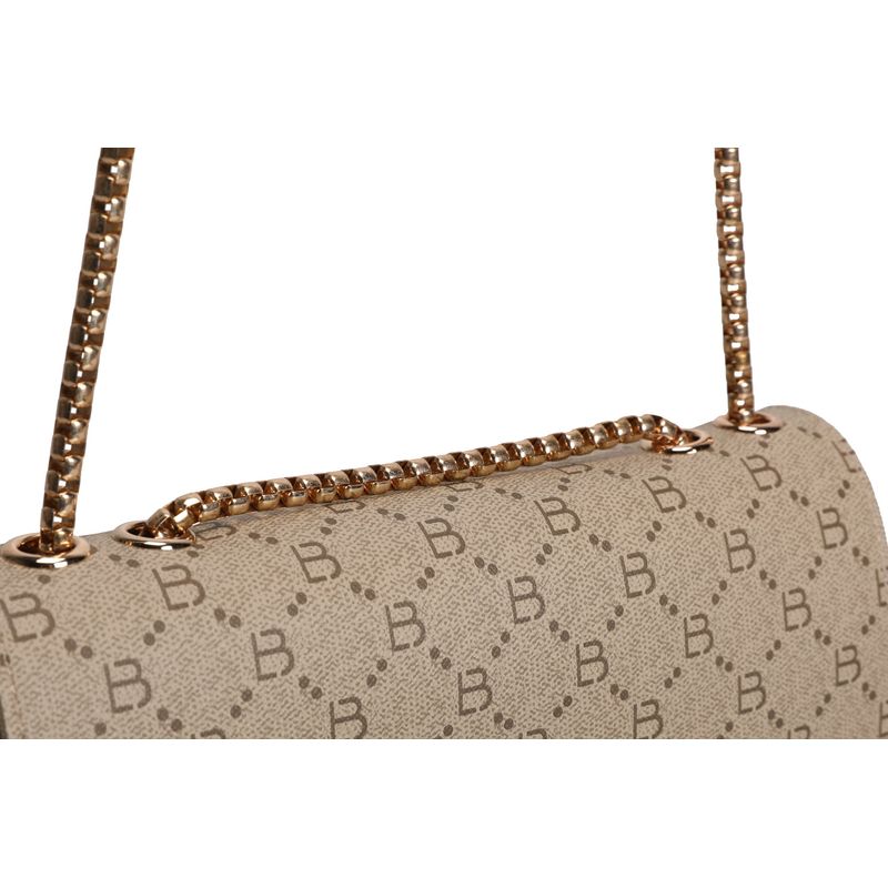 Fashion, accesorii si bijuterii - Femei - Accesorii femei - Genti si rucsacuri femei - Geanta crossbody, Lucky Bees, crem, piele ecologica, 22x6x14 cm - Infinity.ro