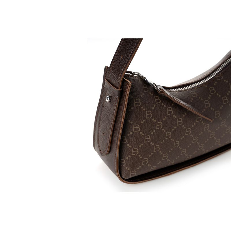 Fashion, accesorii si bijuterii - Femei - Accesorii femei - Genti si rucsacuri femei - Geanta de umar, Lucky Bees, dama, maro, 23x7x15 cm, piele sintetica - Infinity.ro