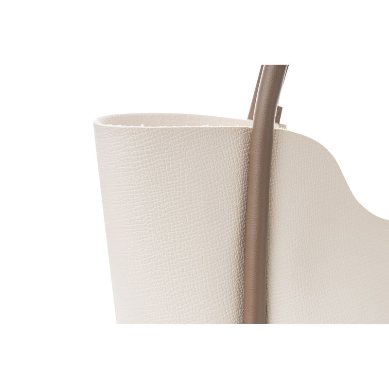 Fashion, accesorii si bijuterii - Femei - Accesorii femei - Genti si rucsacuri femei - Geanta tote, Lucky Bees, dama, crem, 30x9x29 cm, piele polivinilica - Infinity.ro