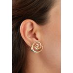 Fashion, accesorii si bijuterii - Femei - Bijuterii femei - Cercei femei - Cercei, Heliophilia, metal, auriu, diametru 2 cm, 410ELK1639 - Infinity.ro