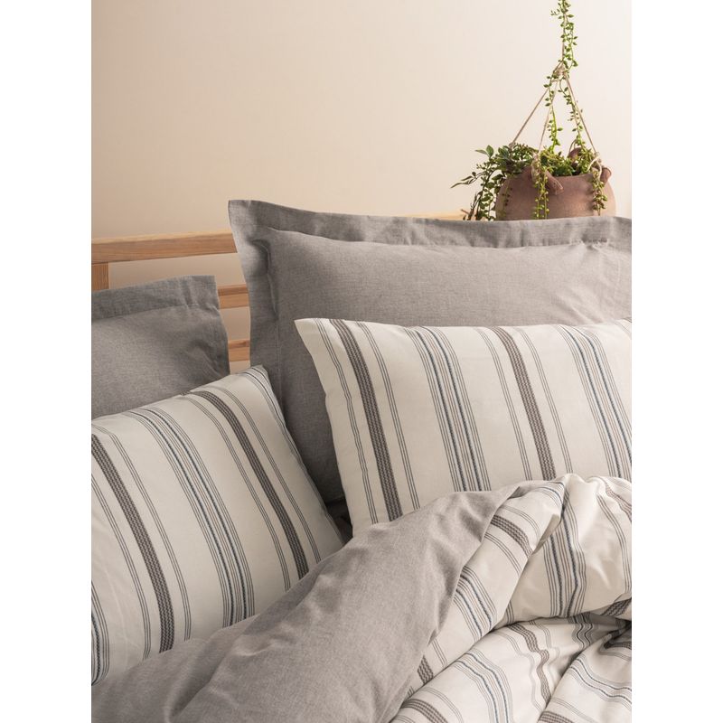 Casa si Gradina - Textile si covoare - Lenjerii de pat - Seturi de lenjerie - Set lenjerie de pat single, L'essentiel Maison, nurca si crem, 160x220 cm, bumbac si poliester - Infinity.ro
