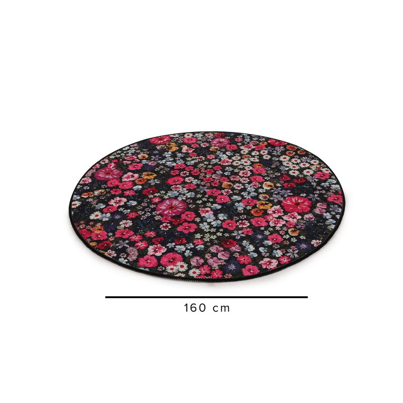 Casa si Gradina - Textile si covoare - Covoare - Covorase baie - Covoras de baie, L'essentiel Maison, multicolor, diametru 160 cm, 100% poliester, antiderapant, 359CHL4599 - Infinity.ro