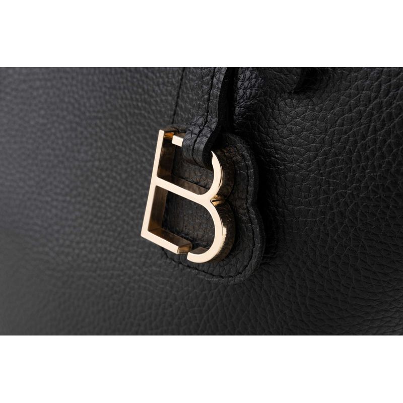 Fashion, accesorii si bijuterii - Femei - Accesorii femei - Genti si rucsacuri femei - Geanta tote, Lucky Bees, dama, negru, 33x13x25 cm, piele ecologica - Infinity.ro