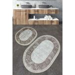 Casa si Gradina - Textile si covoare - Covoare - Covorase baie - Set covorase baie, L'essentiel Maison, multicolor, 60x100 cm + 50x60 cm, 100% poliester, antiderapant, 359CHL5273 - Infinity.ro