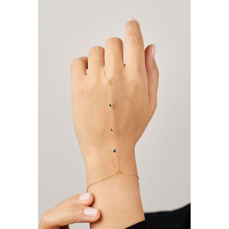 Fashion, accesorii si bijuterii - Femei - Bijuterii femei - Bratari femei - Bratara lant, Heliophilia, femei, argint 925, albastru marin, marime unica, zirconiu - Infinity.ro