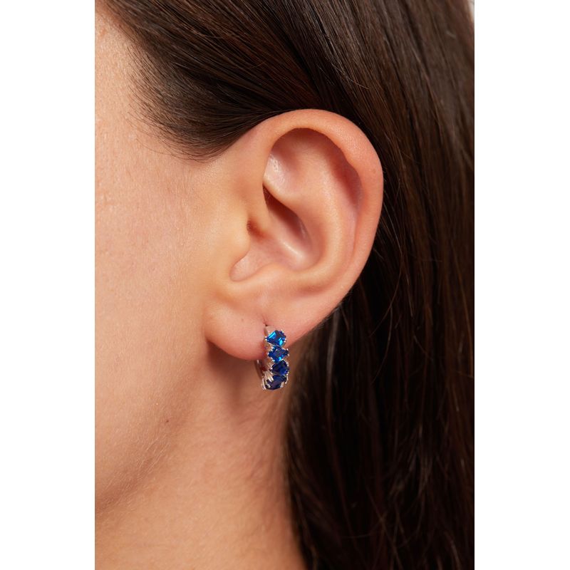 Fashion, accesorii si bijuterii - Femei - Bijuterii femei - Cercei femei - Cercei, Heliophilia, argint 925, argintiu, diametru 1,5 cm, 757ELS1864 - Infinity.ro