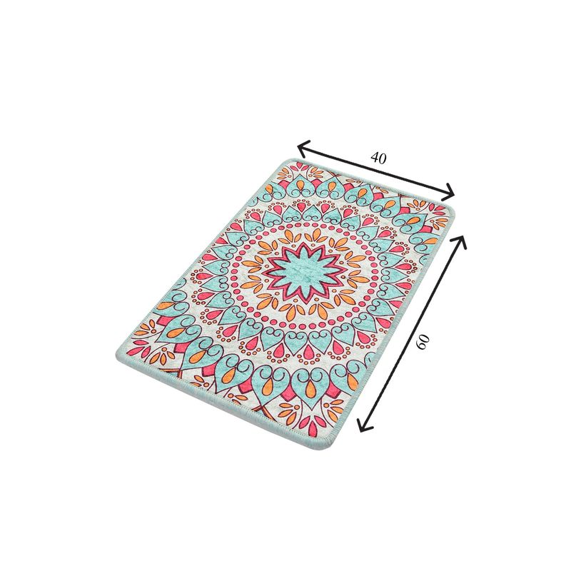 Casa si Gradina - Textile si covoare - Covoare - Covorase baie - Covoras de baie, L'essentiel Maison, multicolor, 40x60 cm, 100% poliester, antiderapant, 359CHL4169 - Infinity.ro