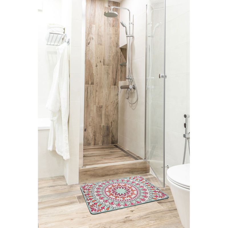 Casa si Gradina - Textile si covoare - Covoare - Covorase baie - Covoras de baie, L'essentiel Maison, multicolor, 40x60 cm, 100% poliester, antiderapant, 359CHL4169 - Infinity.ro
