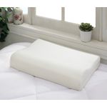 Casa si Gradina - Textile si covoare - Perne si pilote - Perne - Perna ortopedica, L'essentiel Maison, alb, 40x60+12 cm, poliester si viscoza, lavabila - Infinity.ro
