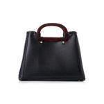 Fashion, accesorii si bijuterii - Femei - Accesorii femei - Genti si rucsacuri femei - Geanta de mana, Lucky Bees, dama, negru, 35x13x25 cm, piele polivinilica - Infinity.ro