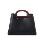 Fashion, accesorii si bijuterii - Femei - Accesorii femei - Genti si rucsacuri femei - Geanta de mana, Lucky Bees, dama, negru, 35x13x25 cm, piele polivinilica - Infinity.ro