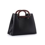 Fashion, accesorii si bijuterii - Femei - Accesorii femei - Genti si rucsacuri femei - Geanta de mana, Lucky Bees, dama, negru, 35x13x25 cm, piele polivinilica - Infinity.ro