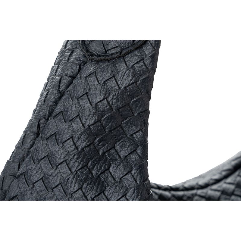 Fashion, accesorii si bijuterii - Femei - Accesorii femei - Genti si rucsacuri femei - Geanta tote, Lucky Bees, piele polivinilica, antracit, 14x14x19 cm - Infinity.ro