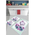 Casa si Gradina - Textile si covoare - Covoare - Covorase baie - Set covorase baie, L'essentiel Maison, multicolor, 50x60 cm si 60x100 cm, 100% poliester, antiderapant, 359CHL4408 - Infinity.ro