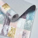 Casa si Gradina - Textile si covoare - Covoare - Covorase baie - Set covorase de baie, L'essentiel Maison, multicolor, 50x60 cm si 60x100 cm, 100% poliester, antiderapant, antibacterian, 299ANR1554 - Infinity.ro
