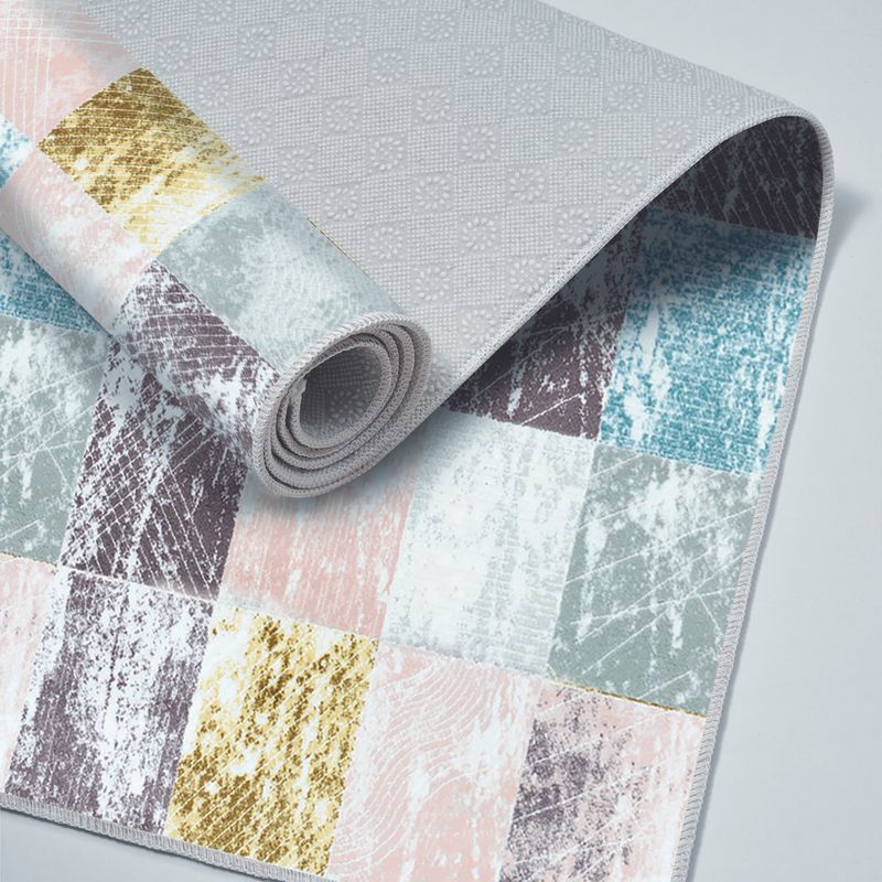 Casa si Gradina - Textile si covoare - Covoare - Covorase baie - Set covorase de baie, L'essentiel Maison, multicolor, 50x60 cm si 60x100 cm, 100% poliester, antiderapant, antibacterian, 299ANR1554 - Infinity.ro