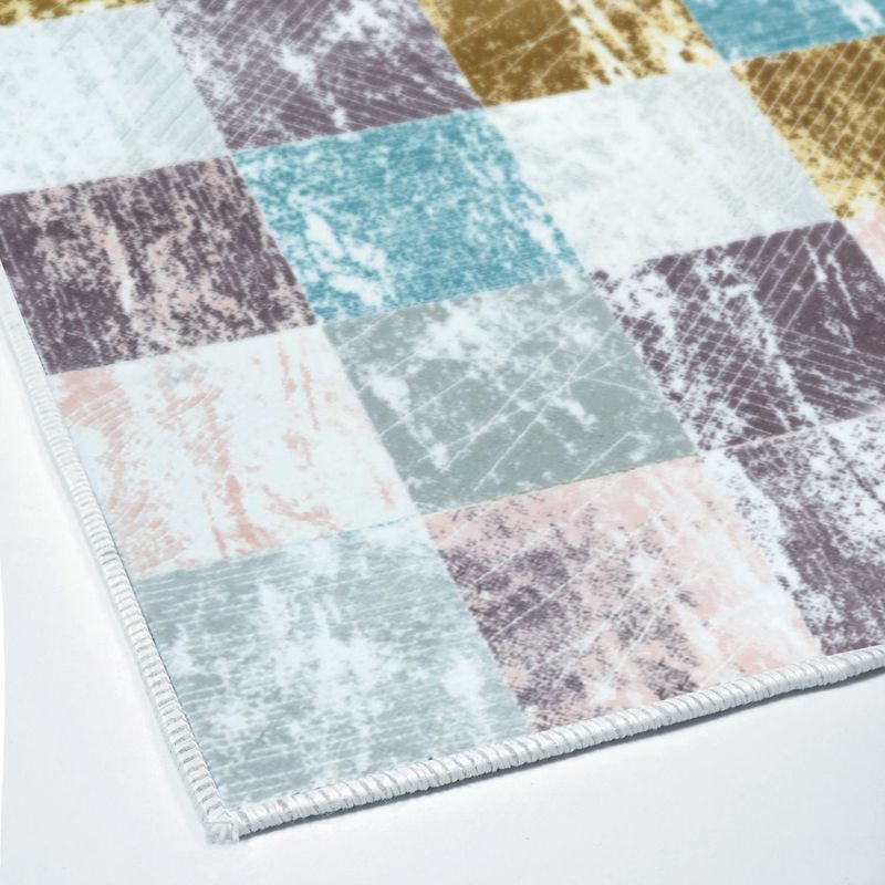 Casa si Gradina - Textile si covoare - Covoare - Covorase baie - Set covorase de baie, L'essentiel Maison, multicolor, 50x60 cm si 60x100 cm, 100% poliester, antiderapant, antibacterian, 299ANR1554 - Infinity.ro